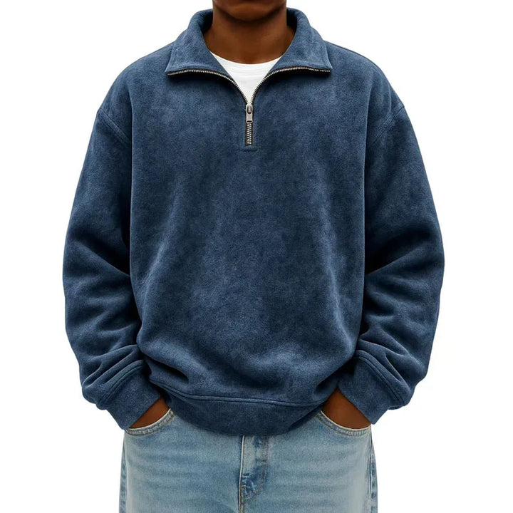 Ashford Men's Fleece Quarter-Zip Pullover
