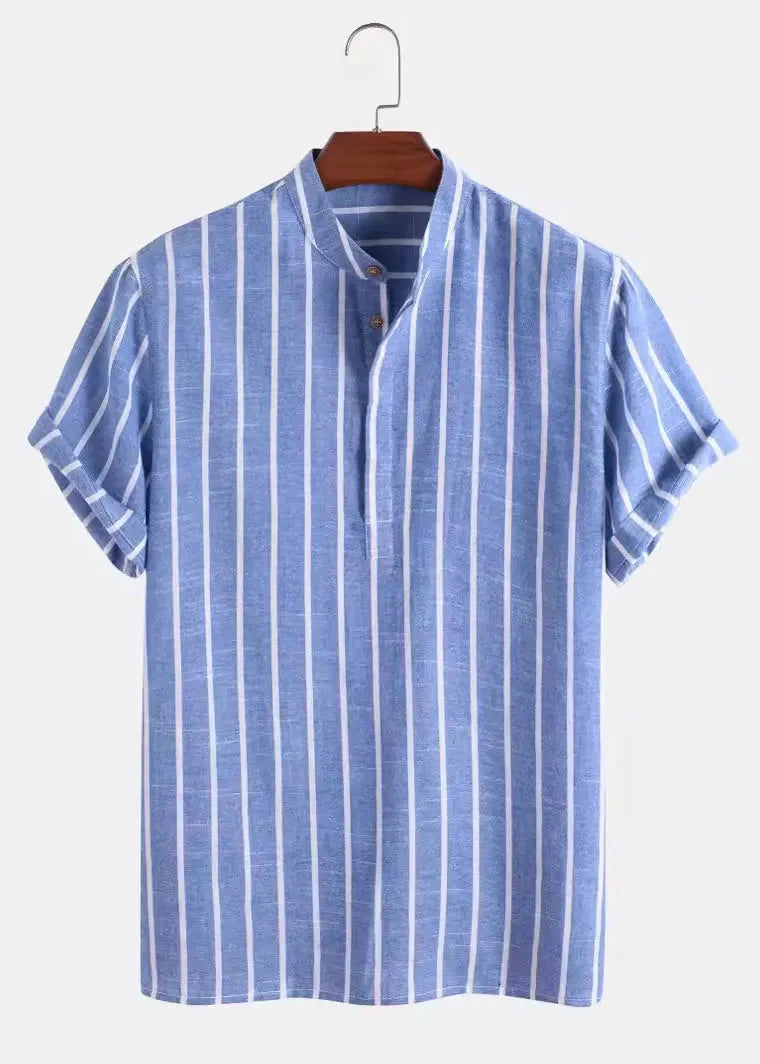 Whitley Linen Short Sleeve Button Up Shirt
