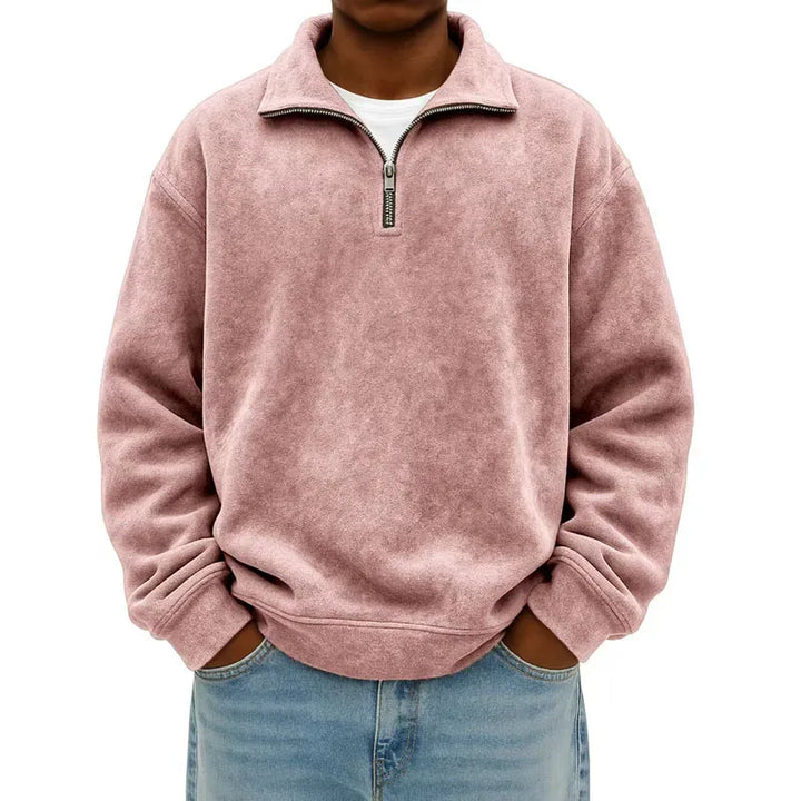 Ashford Men's Fleece Quarter-Zip Pullover