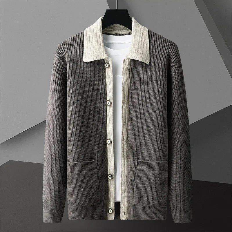 Briarwood Men's Ribbed Knit Cardigan