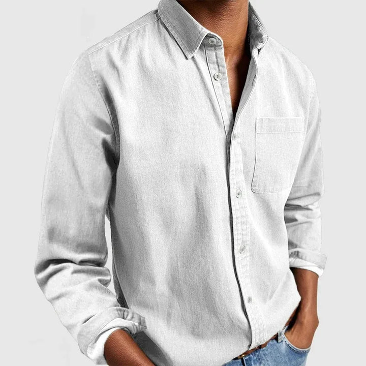 Thatcher Men's Cotton Button-Up Shirt