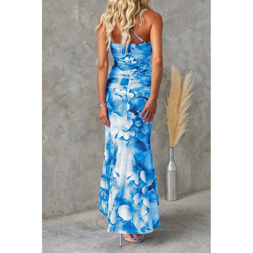 Cosima Women's Floral Strapless Maxi Dress