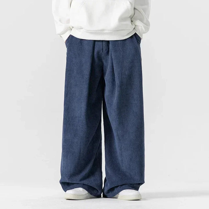 Knox Wide-Leg Corduroy Sweatants