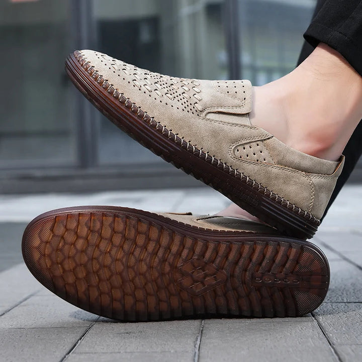 Kieran Men's Woven Slip-On Loafers