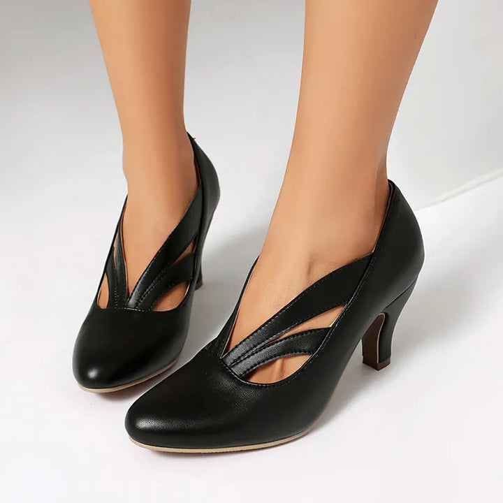Brielle Block Heel Mary Jane Pumps