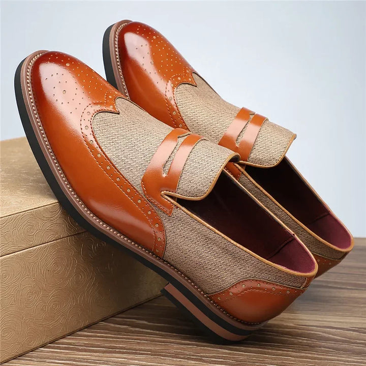 Wellston Men's Genuine Leather Loafers