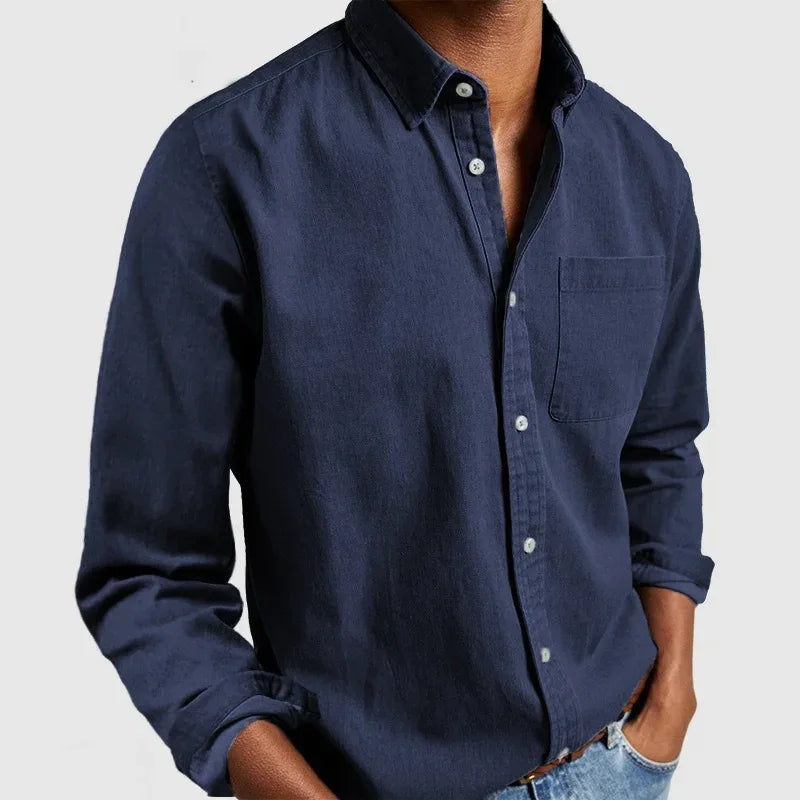 Thatcher Men's Cotton Button-Up Shirt