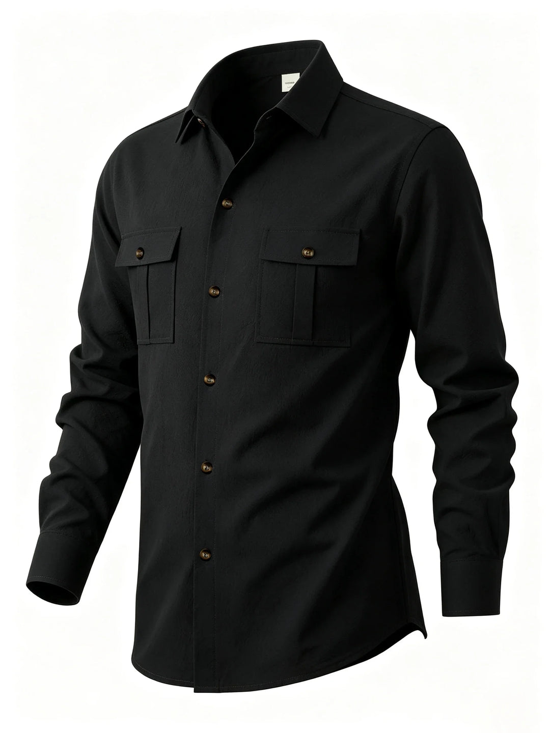 Barlow Men's Long Sleeve Linen Casual Shirt
