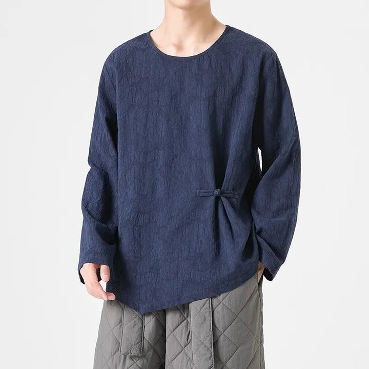 Kaito Men's Linen Long Sleeve Shirt