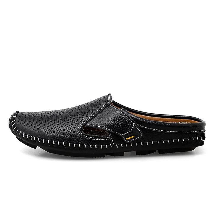 Kincaid Men's Genuine Leather Slip-On Backless Mules