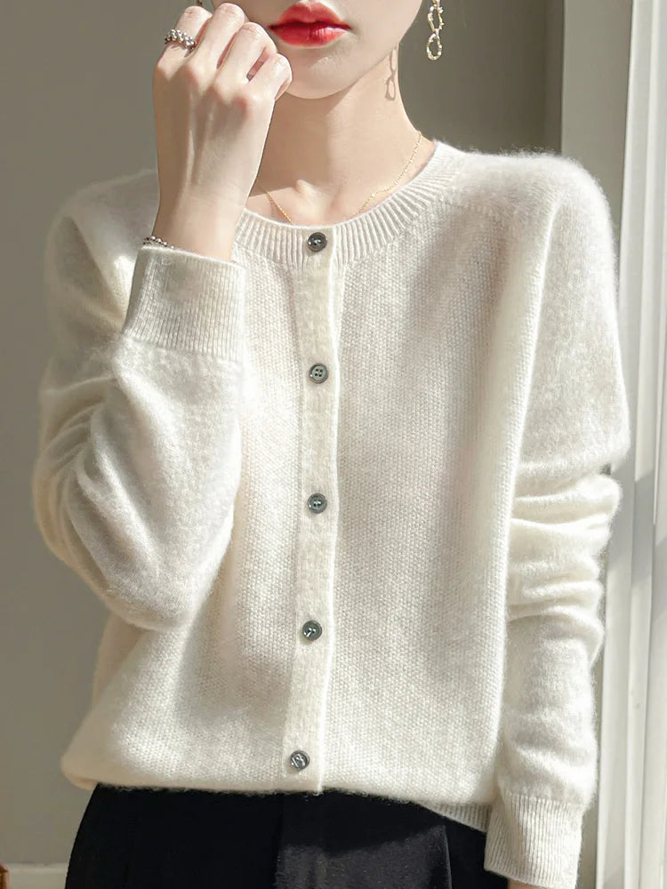 Brynlee Women's Merino Wool Cardigan