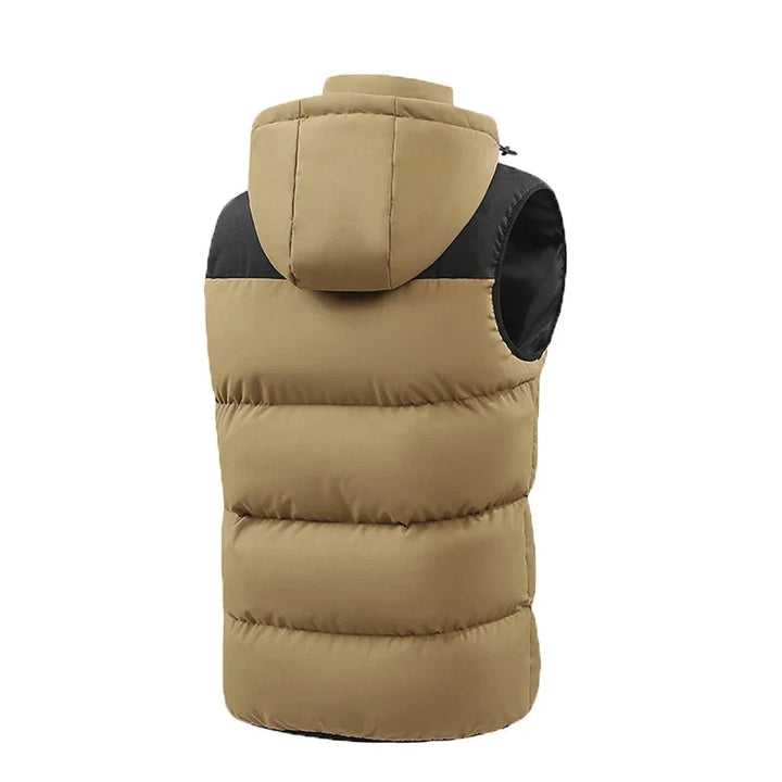 Evan Men's Insulated Vest with Detachable Hood