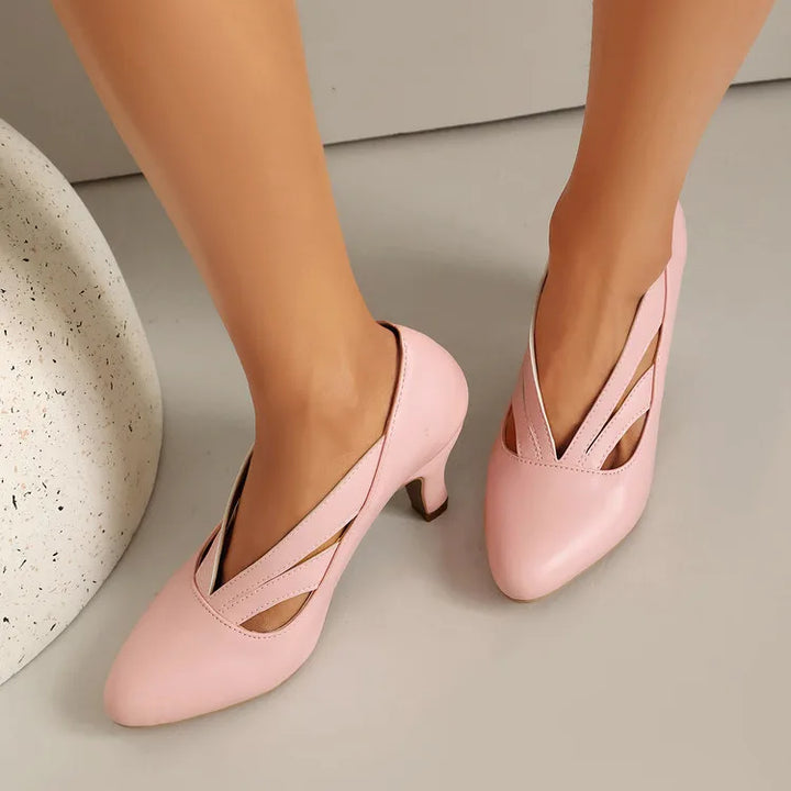 Brielle Block Heel Mary Jane Pumps