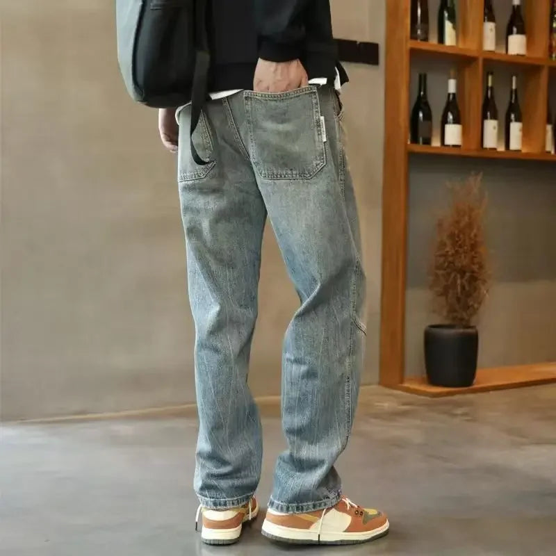 Marcel Men's Denim Straight Leg Pants