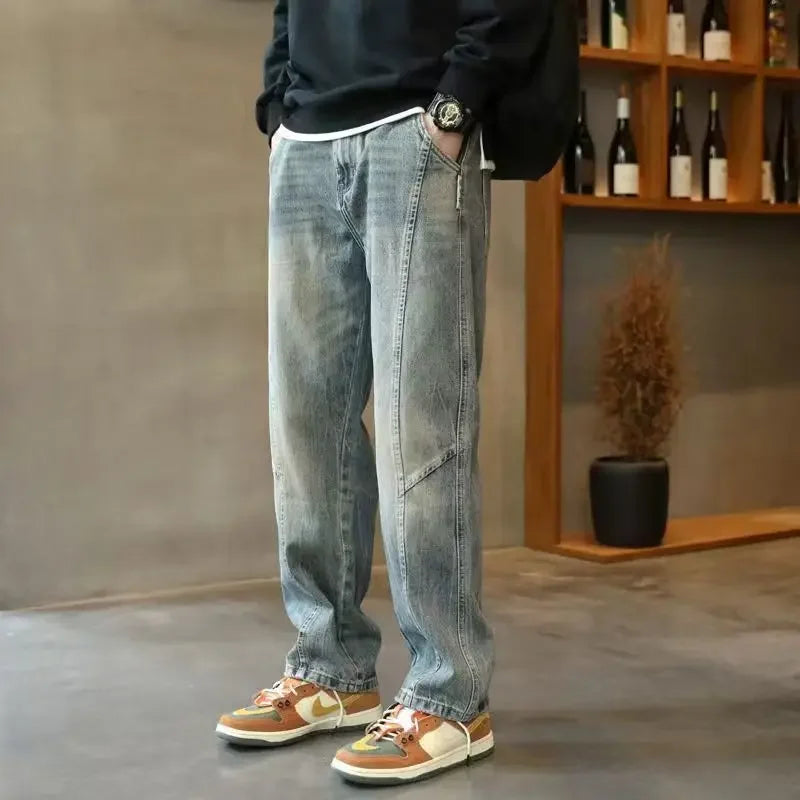 Marcel Men's Denim Straight Leg Pants