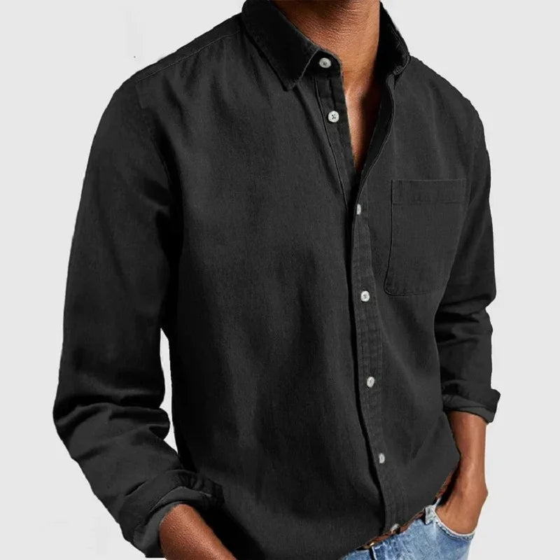 Thatcher Men's Cotton Button-Up Shirt