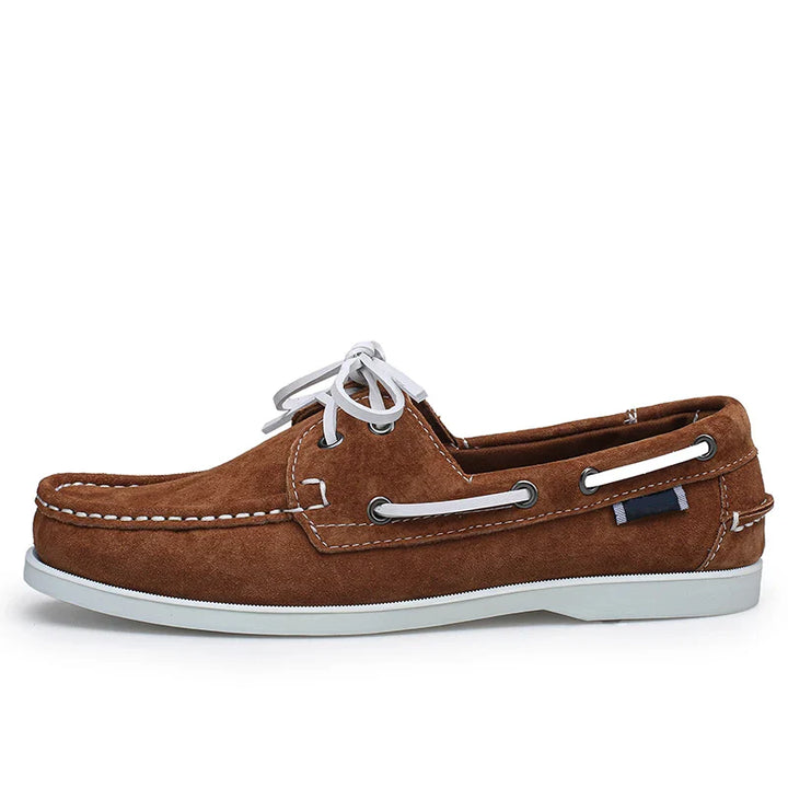 Seafarer Suede Boat Loafers