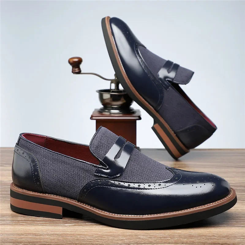 Wellston Men's Genuine Leather Loafers