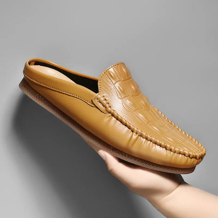 Mercado Men's Leather Backless Mules