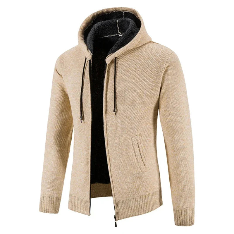 Ashwell Men's Knit Hooded Cardigan