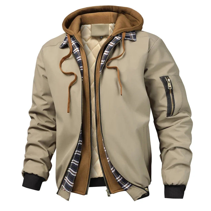 Ridgewell Men's Hooded Bomber Jacket