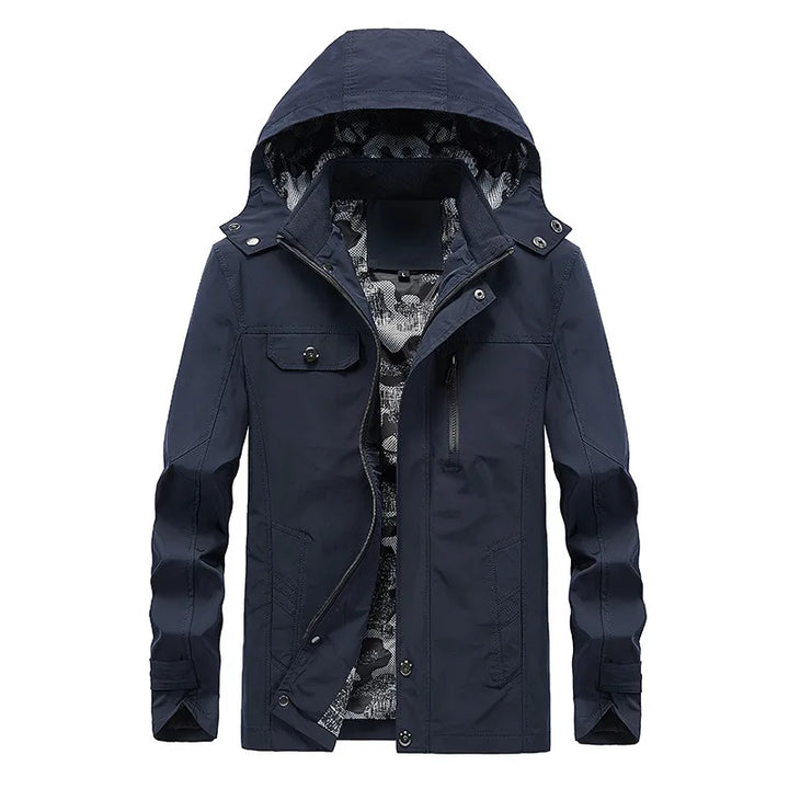 Redford Men's Hooded Windbreaker Jacket