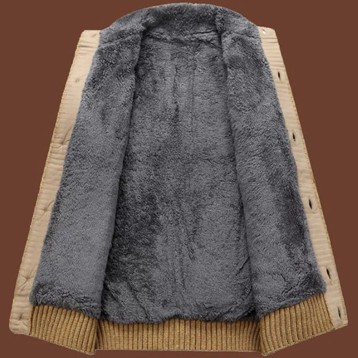 Oakford Men's Cable-Knit Cardigan