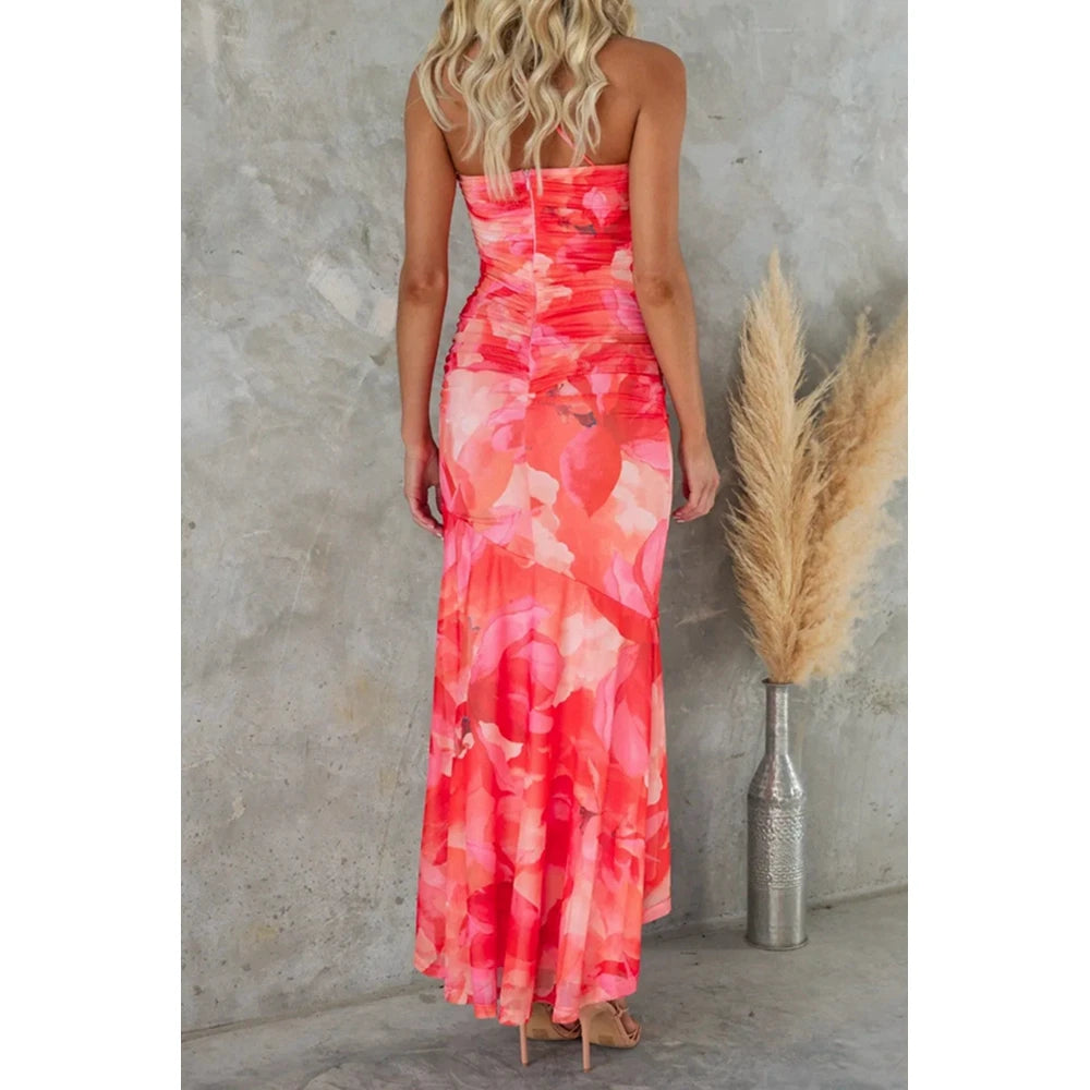 Cosima Women's Floral Strapless Maxi Dress