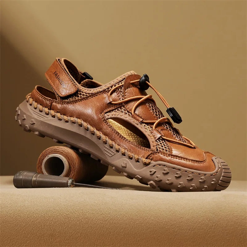 Castaway Genuine Leather Fisherman Sandals