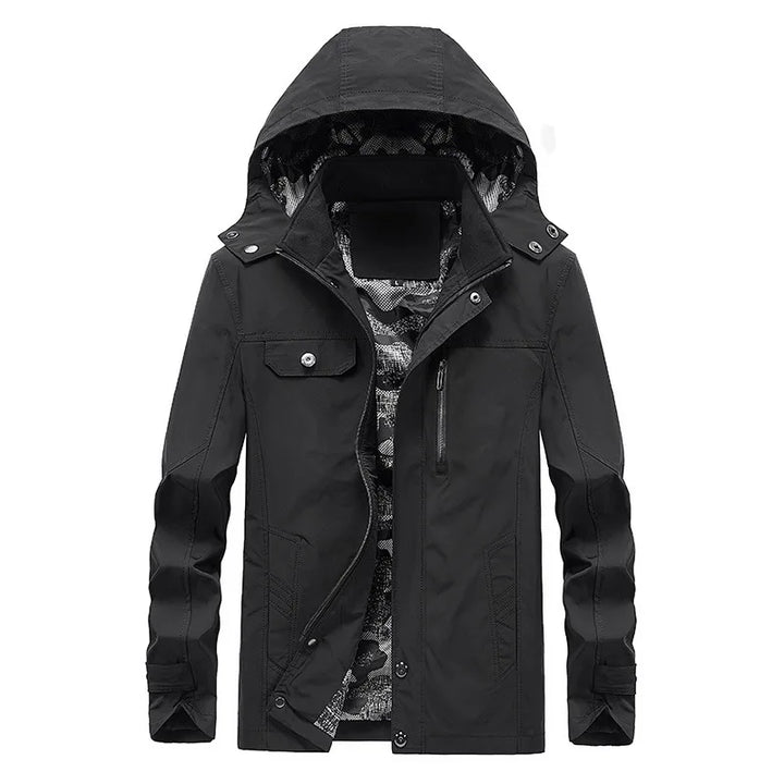 Redford Men's Hooded Windbreaker Jacket