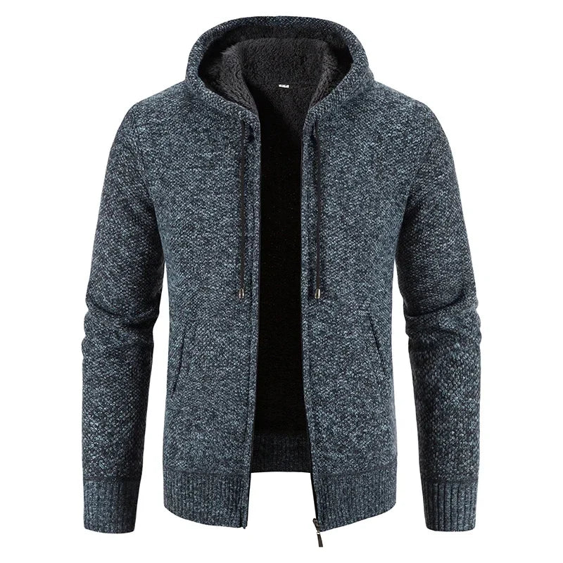 Ashwell Men's Knit Hooded Cardigan