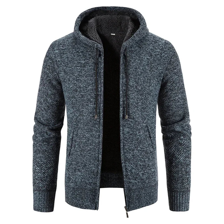 Ashwell Men's Knit Hooded Cardigan