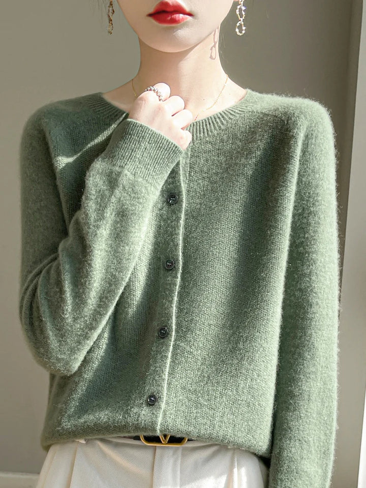 Brynlee Women's Merino Wool Cardigan
