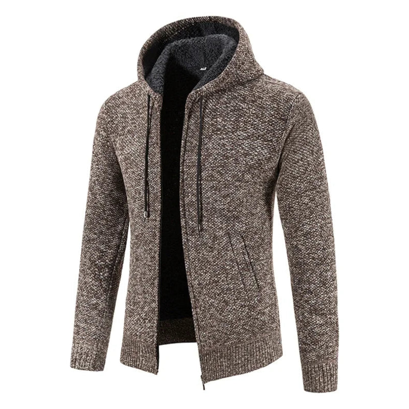 Ashwell Men's Knit Hooded Cardigan