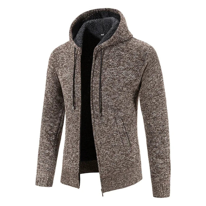 Ashwell Men's Knit Hooded Cardigan
