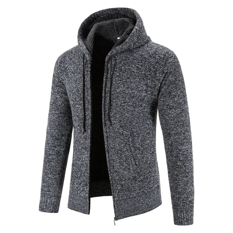 Ashwell Men's Knit Hooded Cardigan