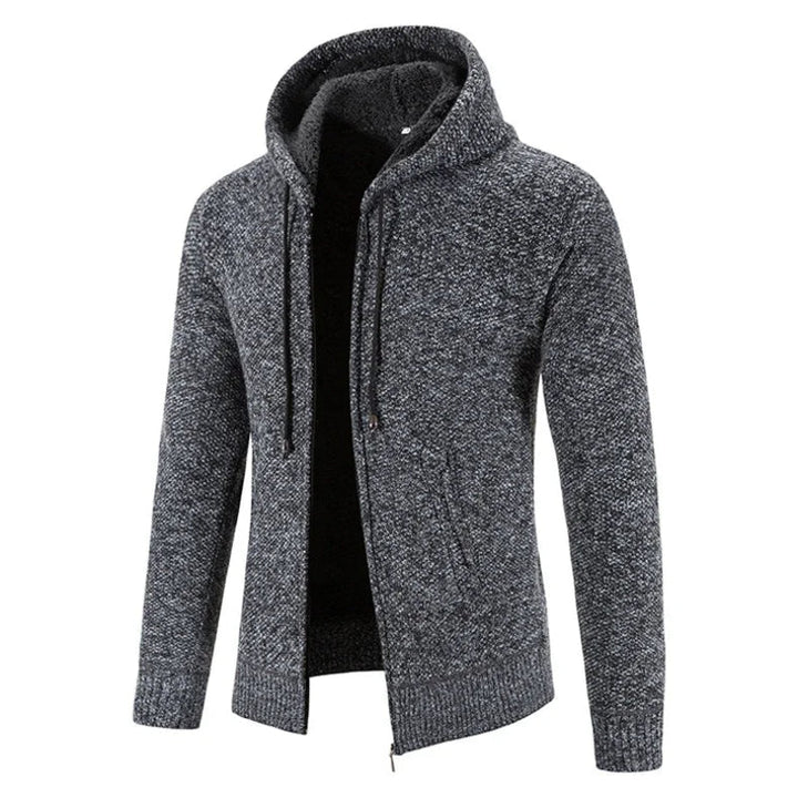 Ashwell Men's Knit Hooded Cardigan