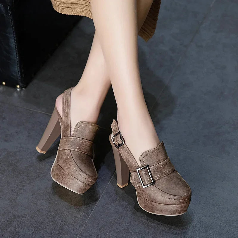 Harrow Women's Slingback Platform Heels