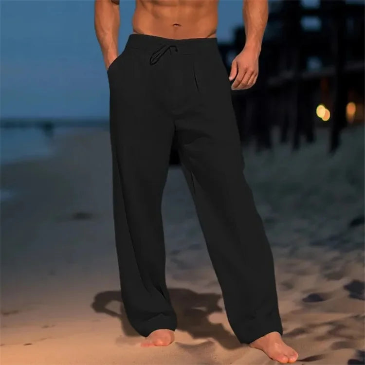 Harland Men's Linen Drawstring Pants