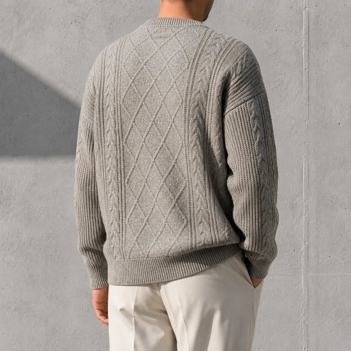 Caswell Men's Cable Knit Sweater