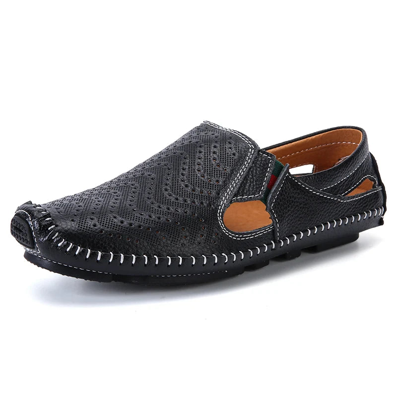 Mateo Men's Genuine Leather Fisherman Sandals