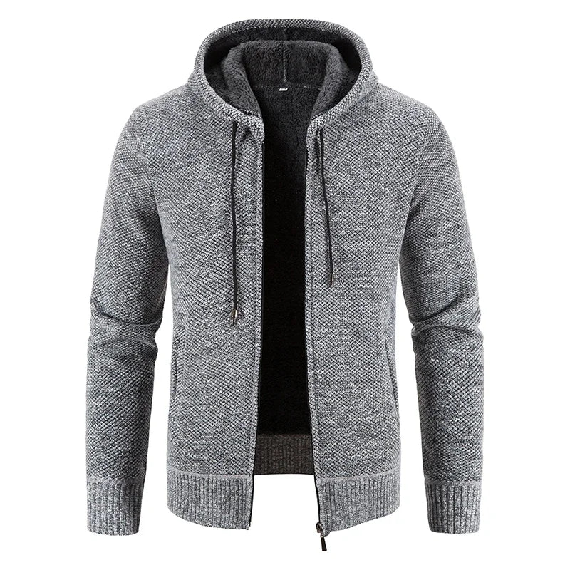 Ashwell Men's Knit Hooded Cardigan