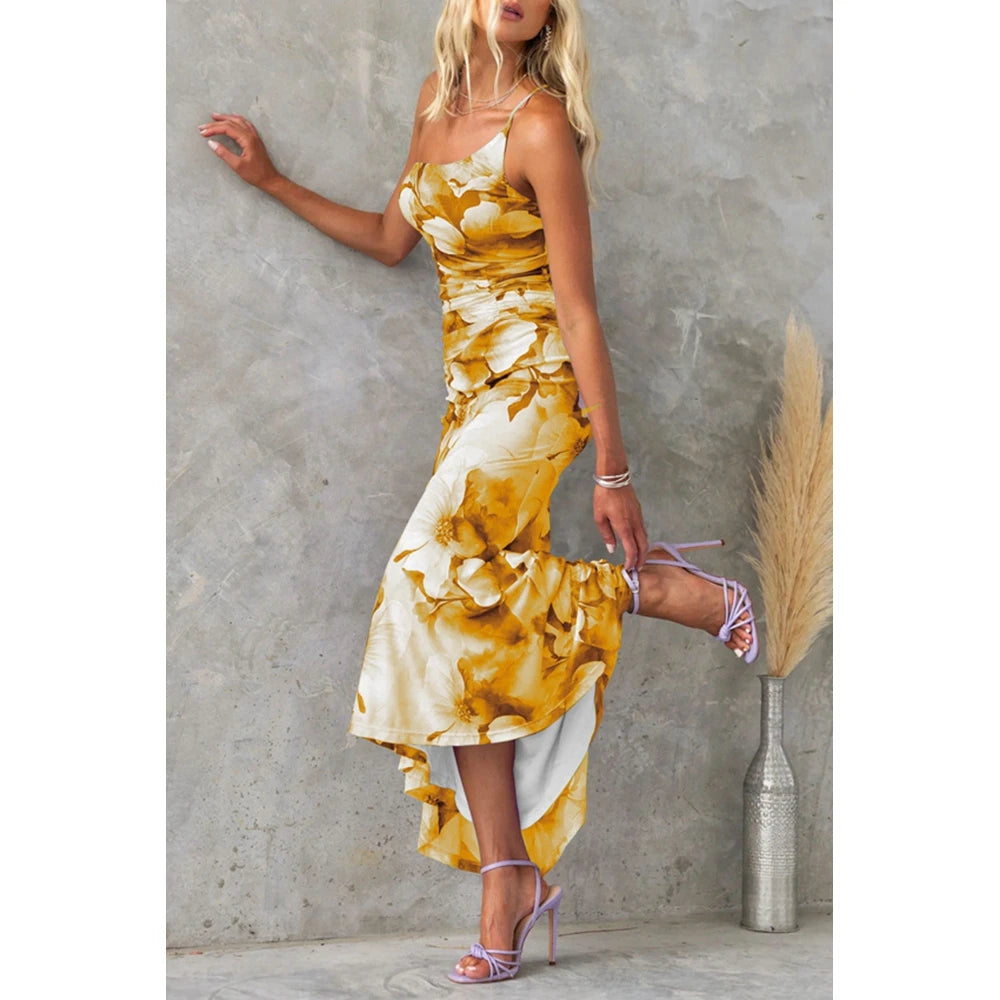 Cosima Women's Floral Strapless Maxi Dress