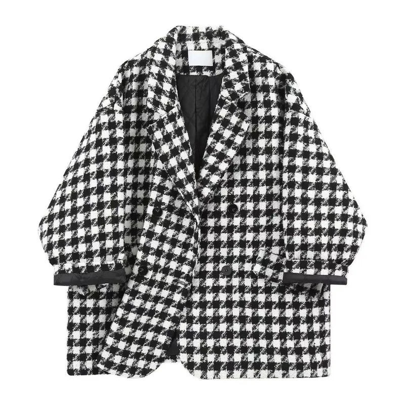 Rizzo Houndstooth Wool Coat