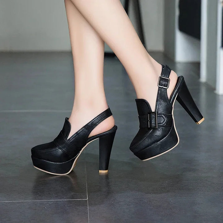 Harrow Women's Slingback Platform Heels