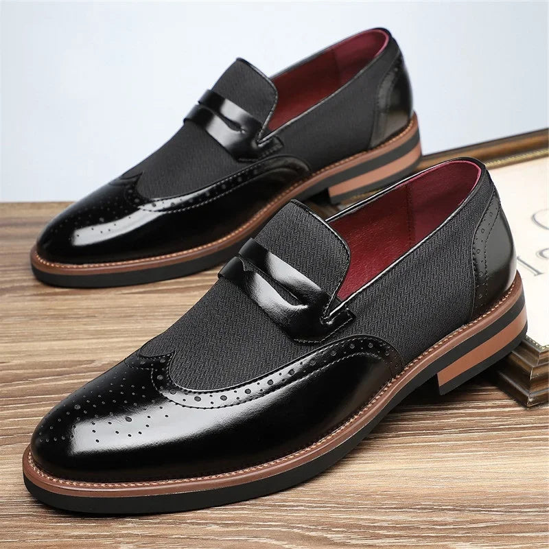 Wellston Men's Genuine Leather Loafers