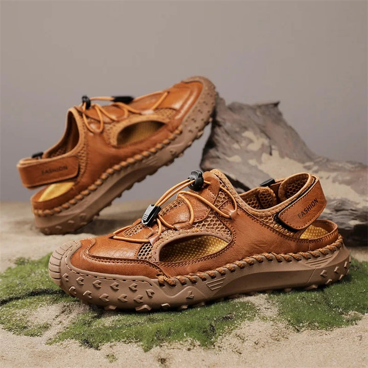 Castaway Genuine Leather Fisherman Sandals