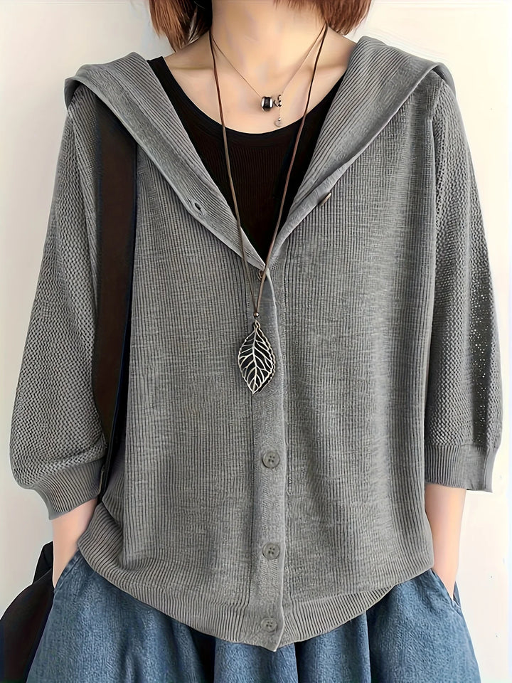 Callan Women's Ribbed Cardigan Sweater