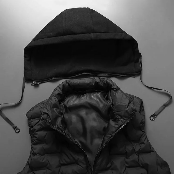 Versa Quilted Puffer Vest with Hood