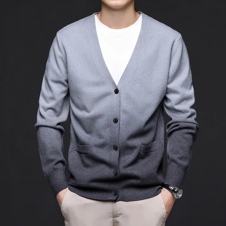 Ashton Men's Knit Gradient Cardigan